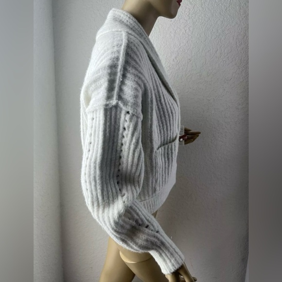 NWT Free People Jackson Cardigan Small, Ivory, MSRP $178 - Picture 7 of 10